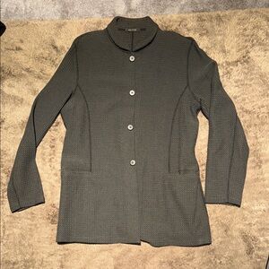 Vintage Emporio Armani Men’s Black Textured Jacket Very Elegant.